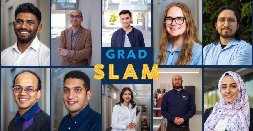 Graduate students from UC Merced’s three schools will take the stage to compete in the Graduate Division’s 10th Grad Slam finals on April 8.