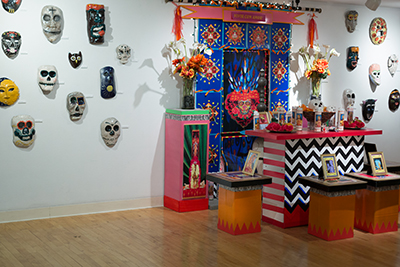 Dia de lost Muertos exhibit