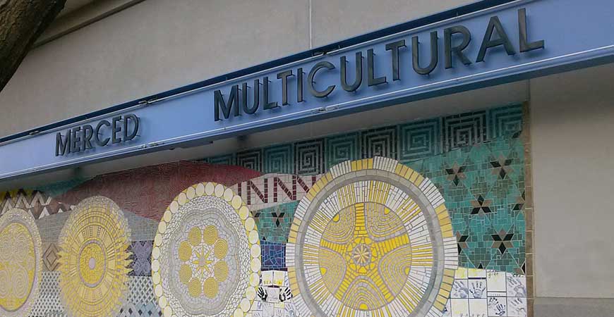 Exterior image of the Merced Multicultural Arts Center