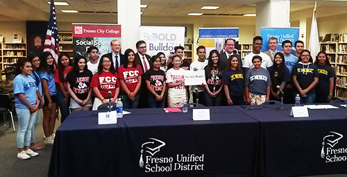 Fresno Unified, UC Merced, Fresno State and State Center Community College District make a commitment to Central Valley students. 