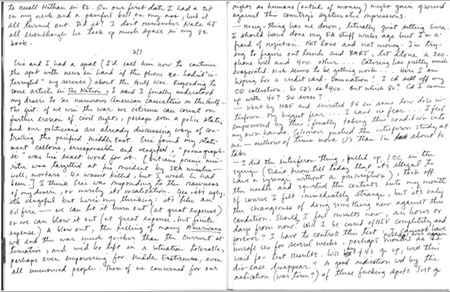 Gary Fisher (1961-1994) was a gay African American man who enjoyed writing and drawing and was a dedicated diarist who died of AIDS at the age of 32 in San Francisco. This page, dated February 7, 1991, is from one of his journals and it illustrates the fear, uncertainty and hope that surrounded the use of new medications to treat HIV and AIDS. (Gary Fisher Papers, San Francisco Public Library)