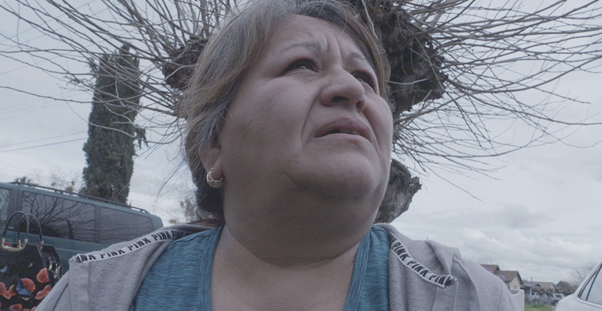 Local activist Ana María Fabián Lomelí is seen in a still from "Letters2Maybe."