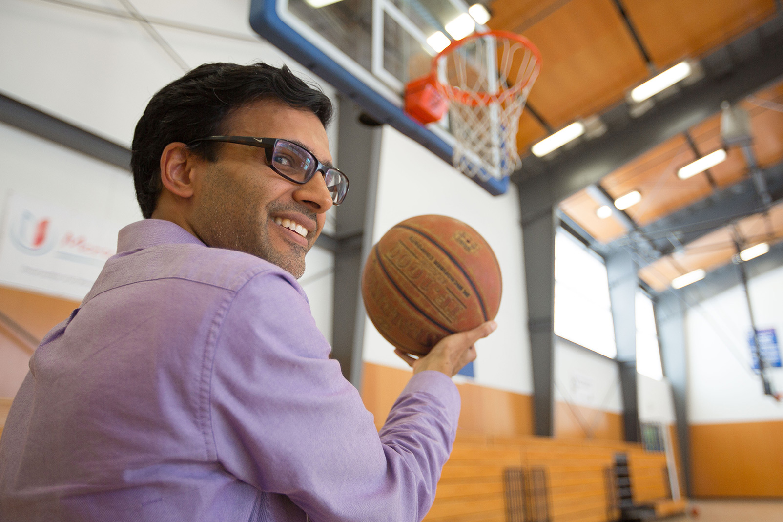 Professor Harish Bhat won't say his NBA predictions are a slam dunk, but they are pretty accurate.