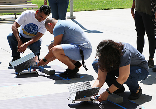 Summer Institute Workshops offer teachers free professional development training through workshops focused on innovations in STEM education, including LEGO robotics, nature journaling, solar car engineering and more.