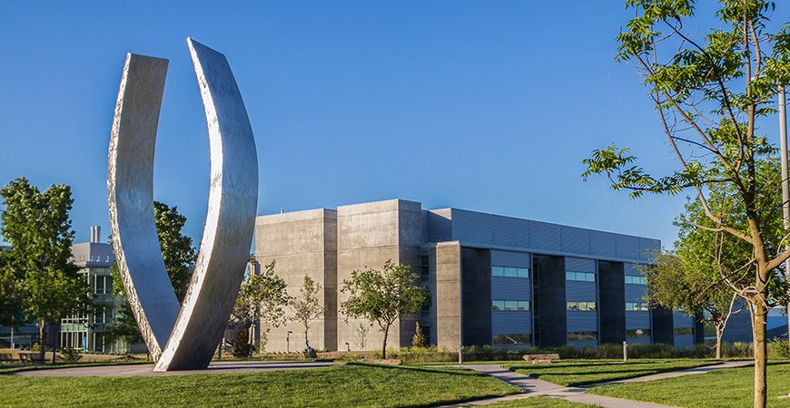 The Beginnings sculpture on the UC Merced campus. 