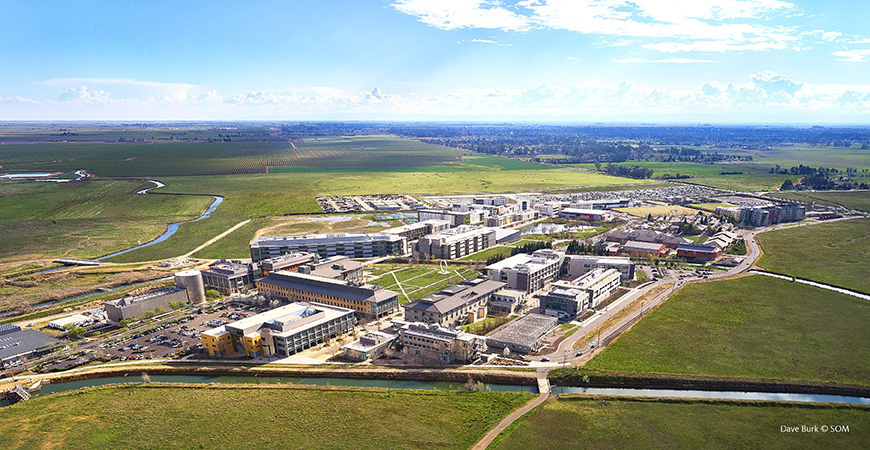 The University of California, Merced campus. Photo credit: David Burk