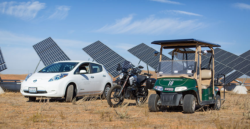 Planning for emergency evacuations using electric vehicles is the subject of one of the grants awarded to UC Merced. 