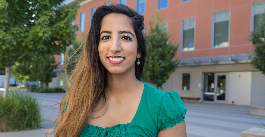 Jaapna Dhillon is UC Merced’s first postdoctoral researcher to receive a Pathway to Independence Award from the National Instit