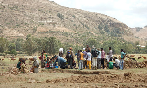 Scientists worked with local Ethiopian people to excavate a soil pit in Mezber, a small village in the Tigray highlands of Ethiopia, to study how climate change might have affected cultures and civilizations over the past 5,000 years.