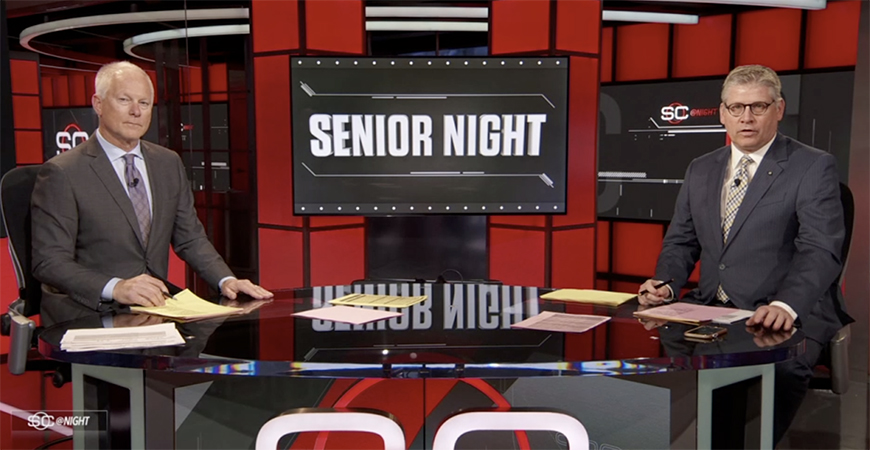 ESPN’s SportsCenter showcased UC Merced's men's volleyball setter, Joey Medina, on Sunday as part of the network’s #SeniorNight segment.