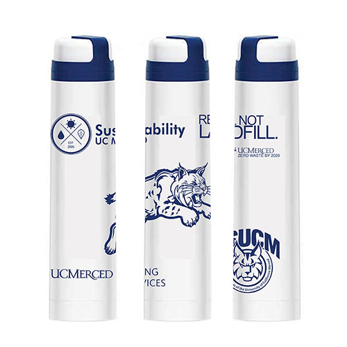 The Class of 2018 and others will get these refillable keepsake water bottles during the Earth Day festivities.