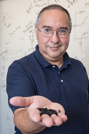 Professor Gerardo Diaz is the principal investigator of the interdisciplinary research into the effectiveness of biochar for reducing methane emissions.