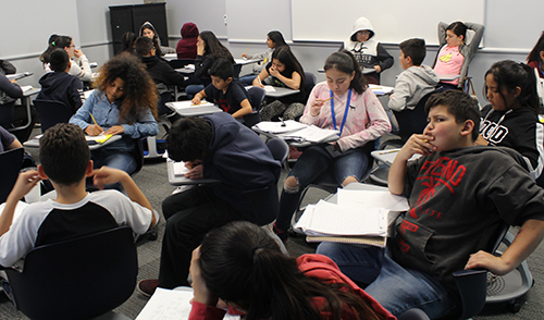 More than 300 students are taking part in a series of Saturday academies designed to help students prepare for mathematics on the upcoming CAASPP. 