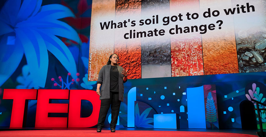TED Audiences get the Dirt on Soil and Climate Change from Berhe | Newsroom - UC Merced University News