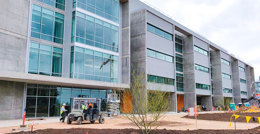 The Sustainability Research and Engineering Building will house the university's first Center of Excellence.