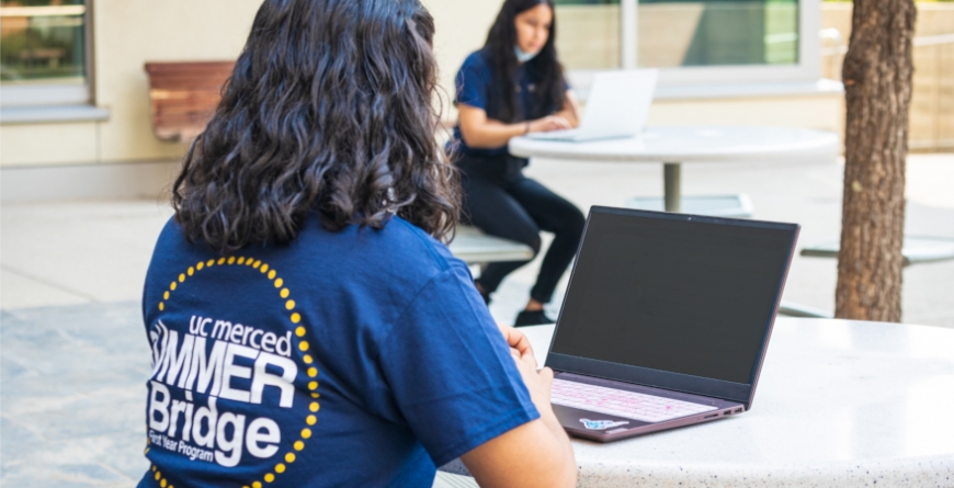 HP donated 100 computers to UC Merced in the late spring, 69 of which were used by incoming Bobcats participating in the Summer Bridge program.