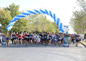 Campus and community members participated in the Journey 5K Fund Run to support scholarships