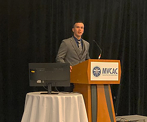 Ph. D. student Ryan Torres presents at the Mosquito and Vector Control Association of California Conference in San Diego. 