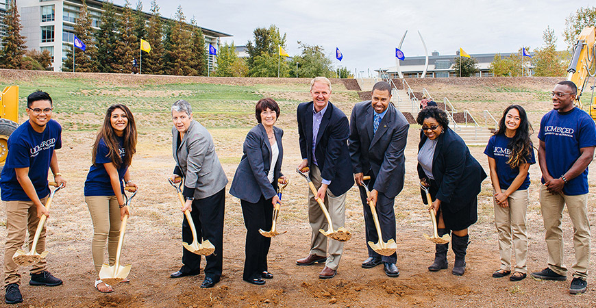 Groundbreaking ceremony for the Merced 2020 Project