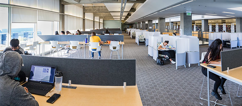 The Chancellor’s and Provost’s offices, the Office of Undergraduate Education and Library operational funds helped make the renovation of the fourth floor possible.