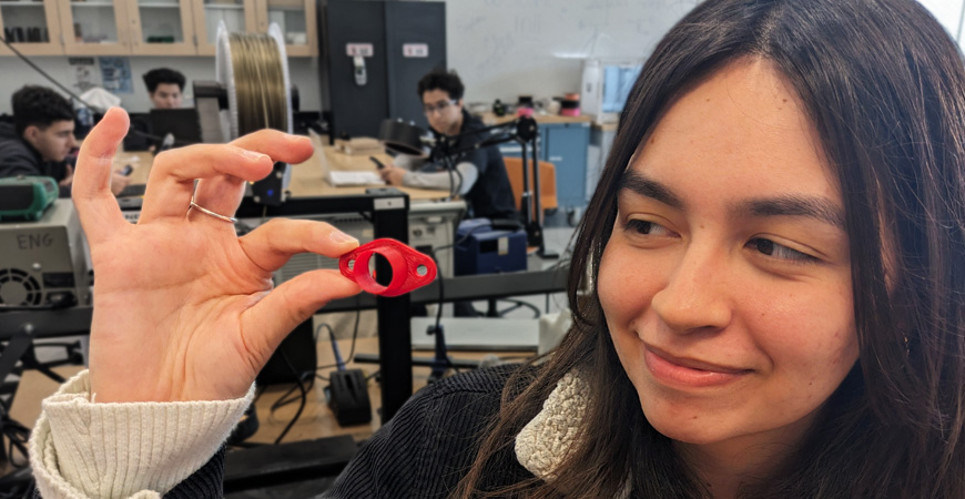 3D printed part for UC Merced kitchen