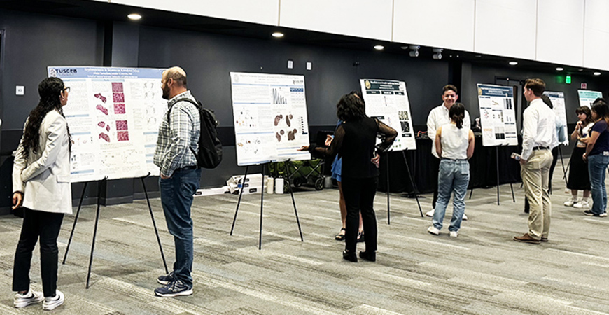 TUSCEB scholars showcased their research projects at a recent symposium.
