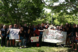 Walk for Change during Sexual Assault Awareness Month a UC Merced 