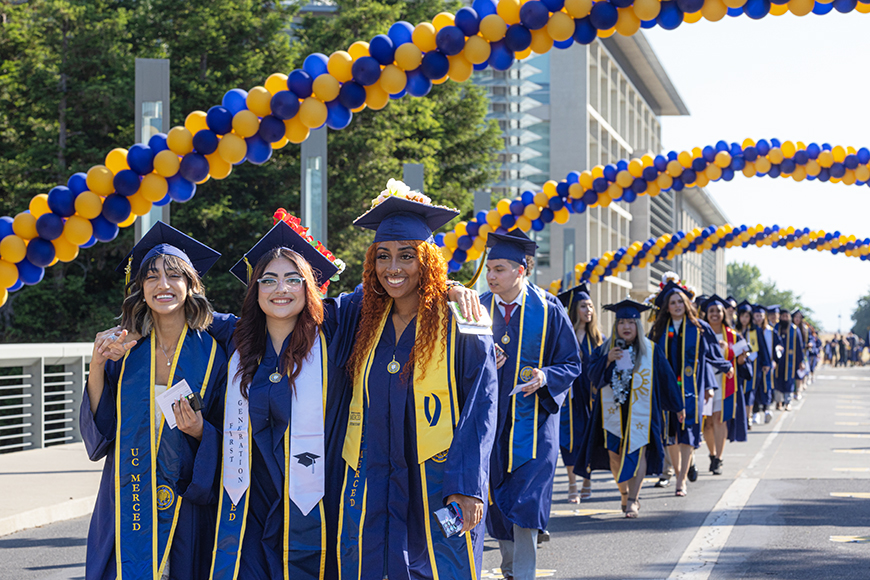 Students take part in 2023 UC Merced Commencement