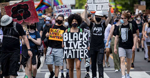 One of the 2020 Black Lives Matter marches.